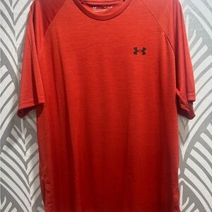 NWT Under Armour Red Short Sleeve Tee for Active Comfort